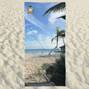 Caribbean Beach Vibes Beach Towel
