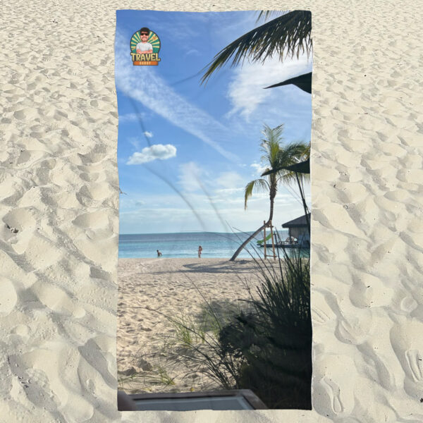 Caribbean Beach Vibes Beach Towel